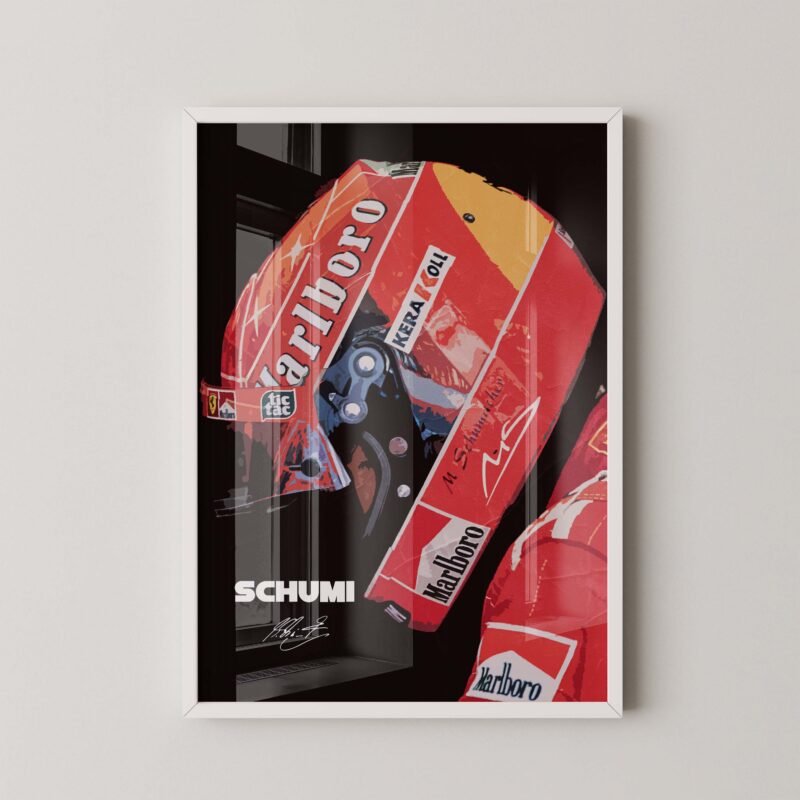 The Red Baron Schumi F1 Poster