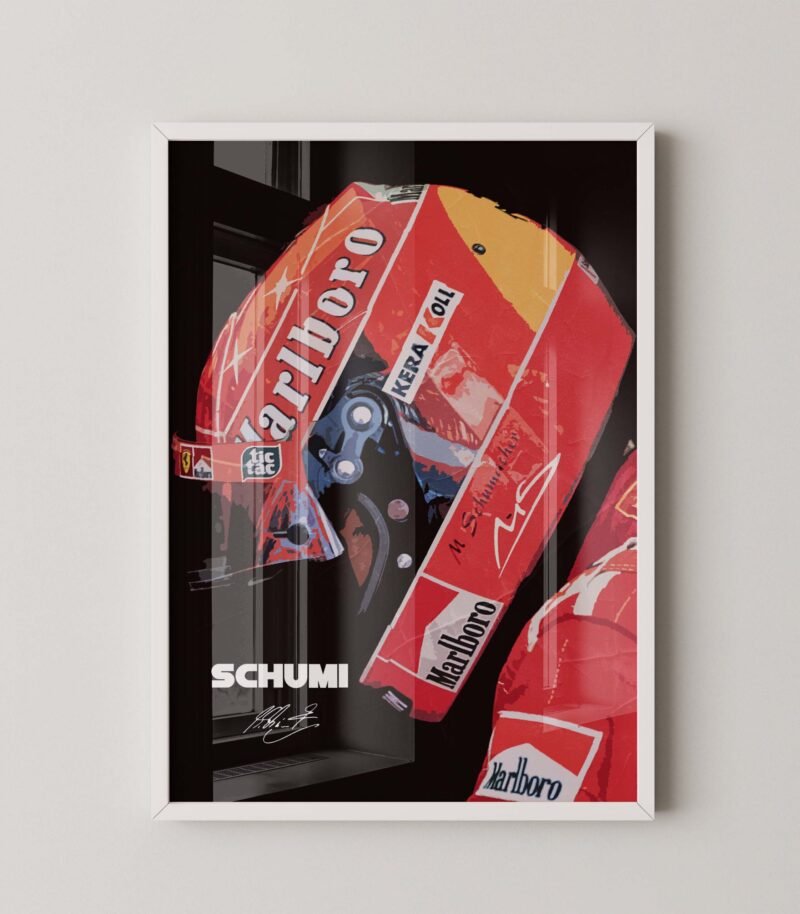 The Red Baron Schumi F1 Poster