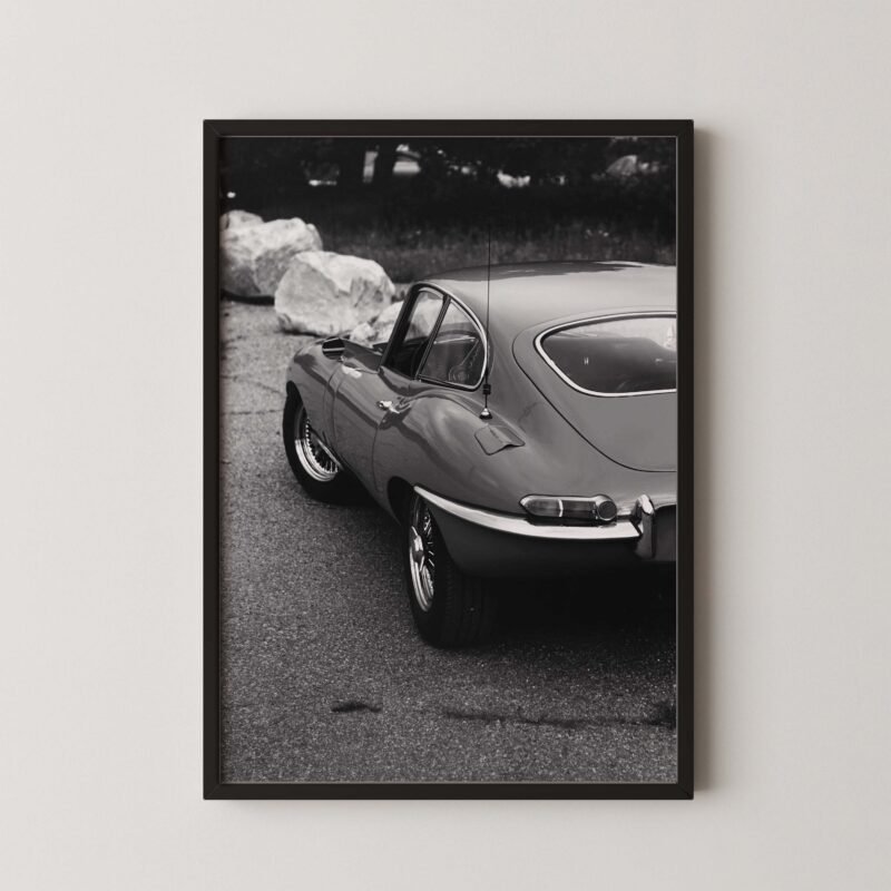 Jaguar E-Type Digital Print