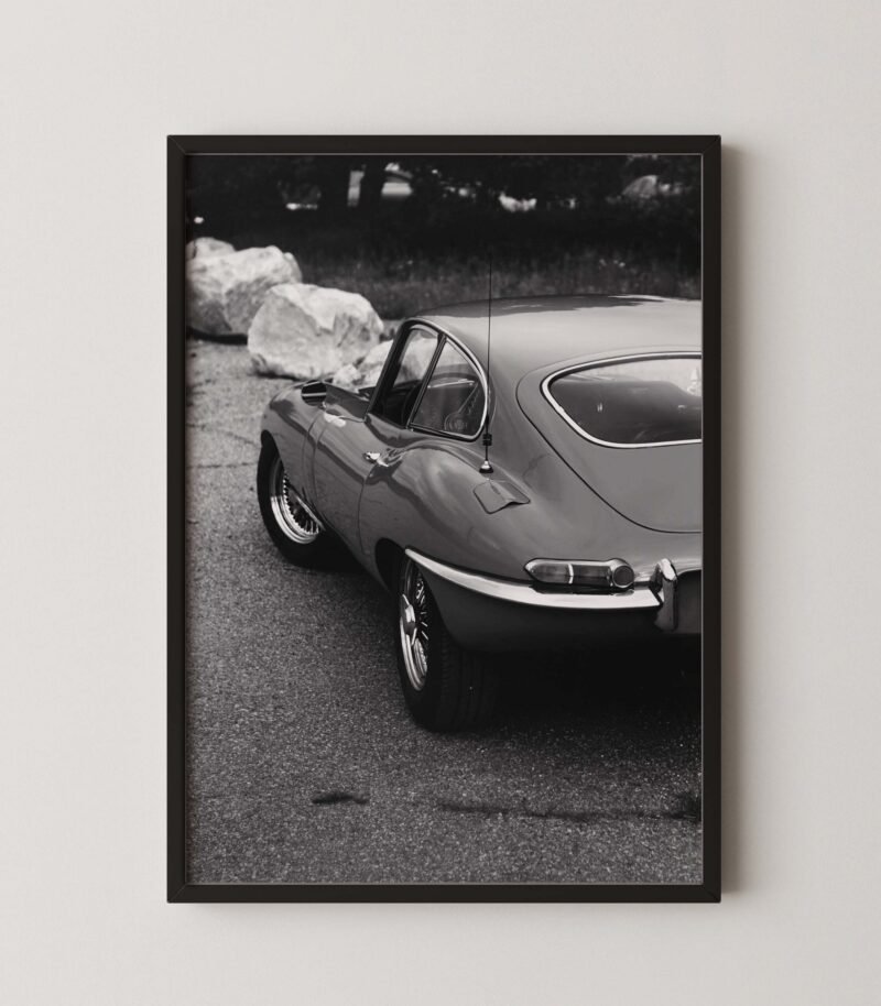 Jaguar E-Type Digital Print