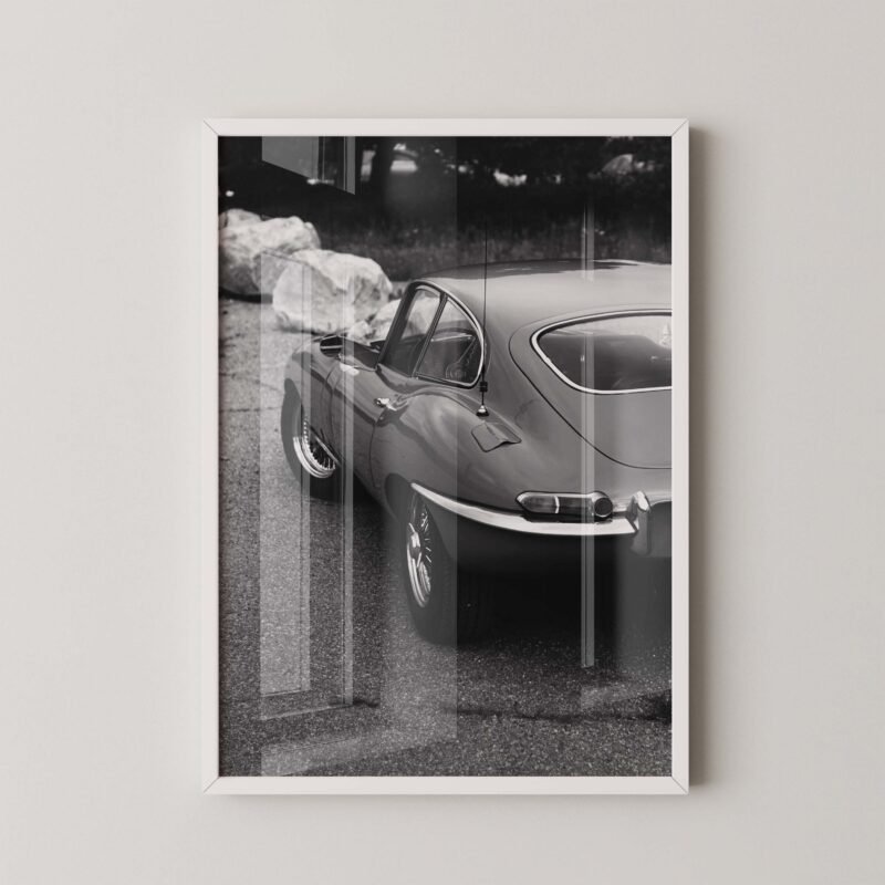 Jaguar E-Type Digital Print