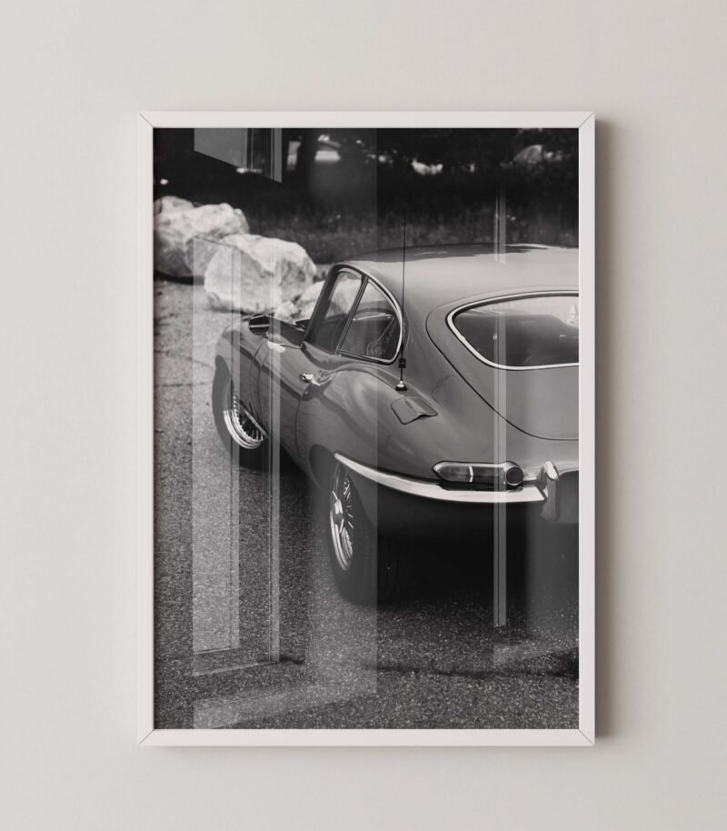 Jaguar E-Type Digital Print