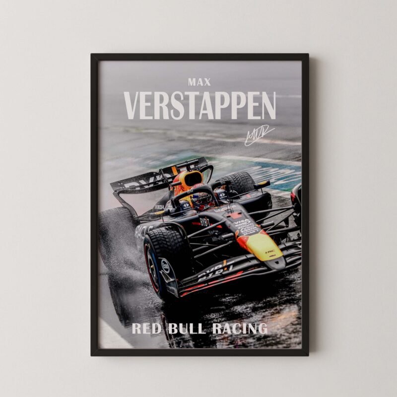 Formula 1 MAx Verstappen Red Bull Racing Print