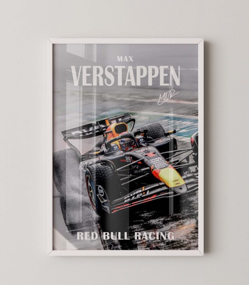 Formula 1 MAx Verstappen Red Bull Racing Print