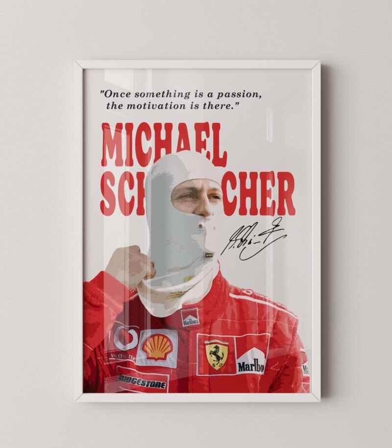 Schumi Formula 1 quote poster