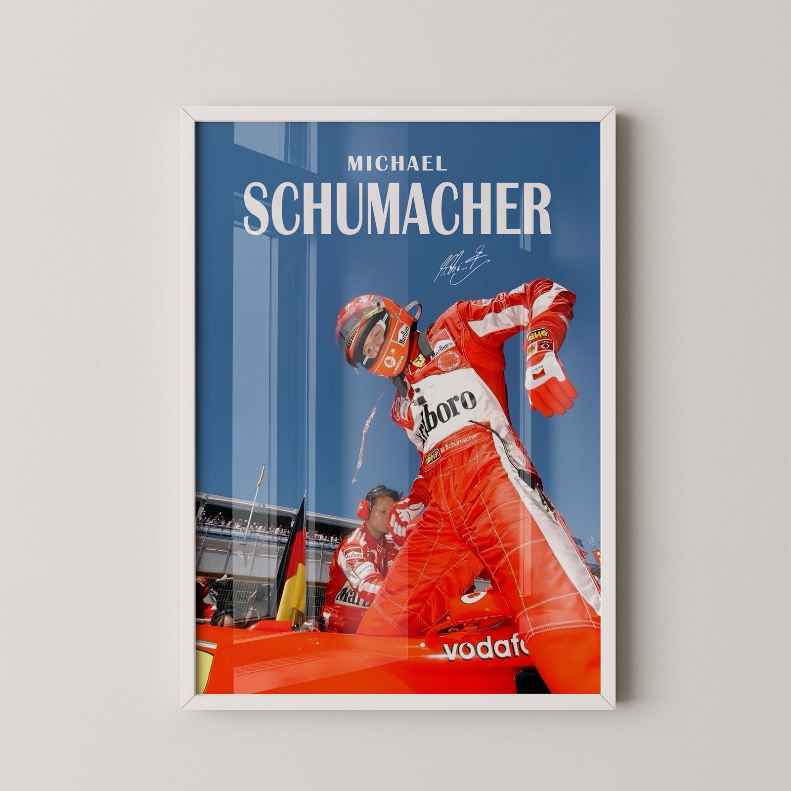 Michael Schumacher F1 Poster - Image 2