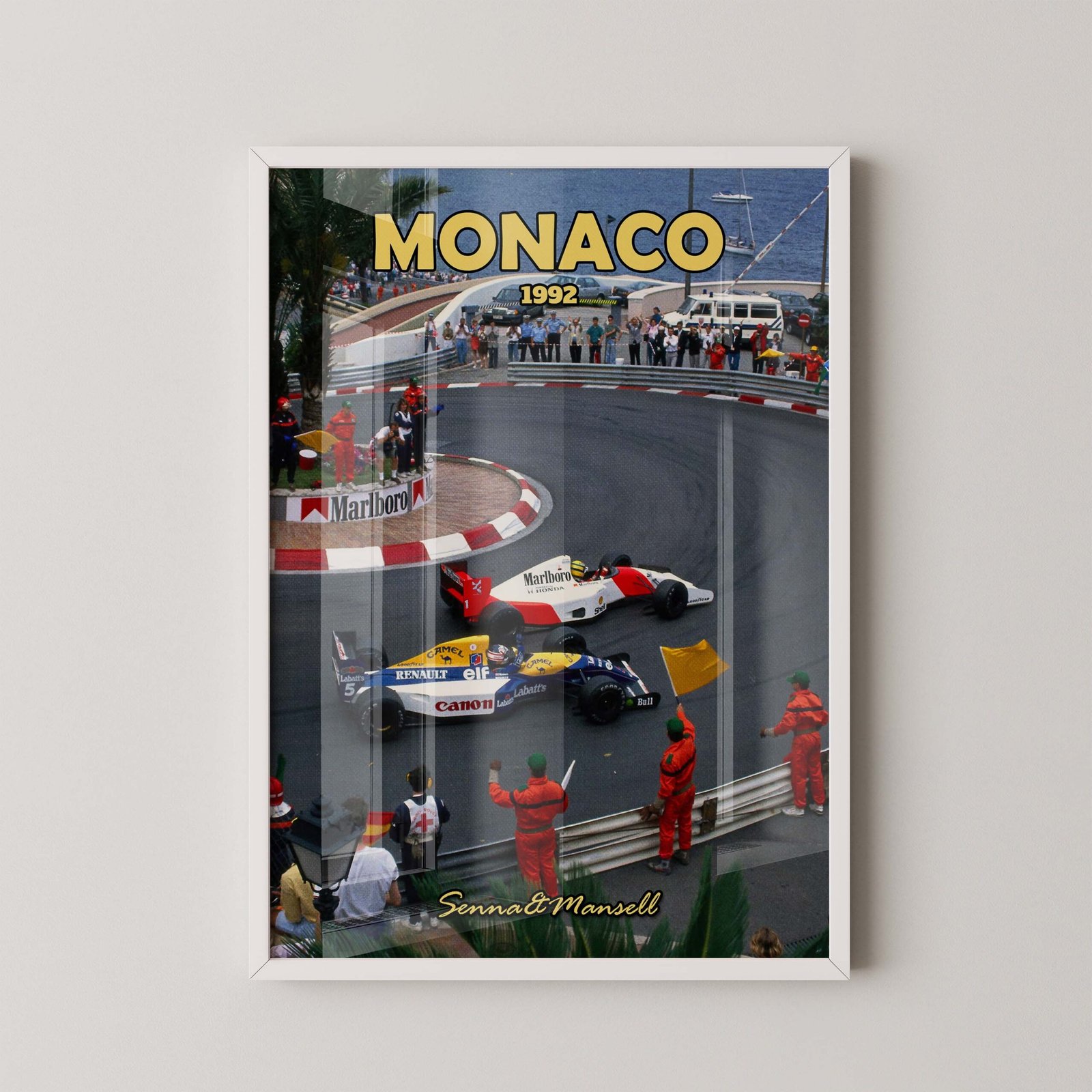 Retro Monaco Grand Prix Poster - Image 2