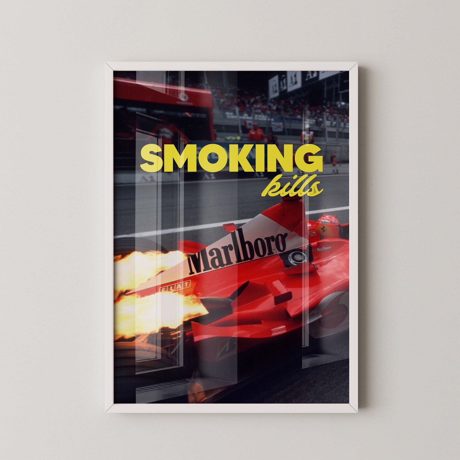 Schumacher Smoking Kills Poster - Image 2