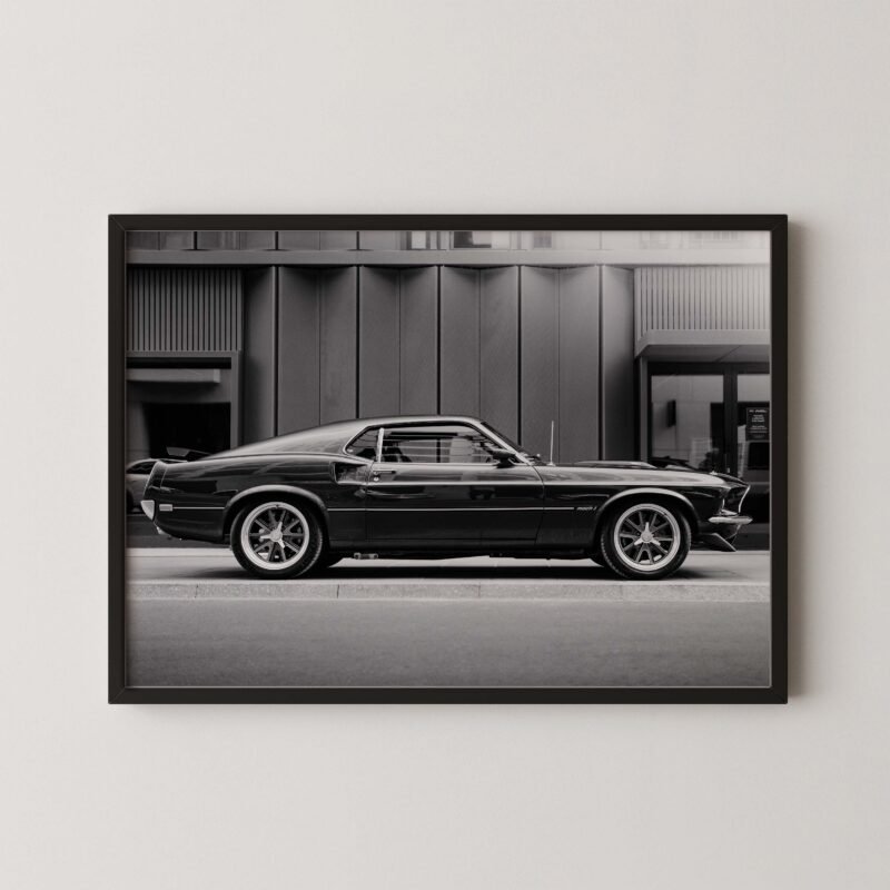1969 Mustang Mach 1 Poster