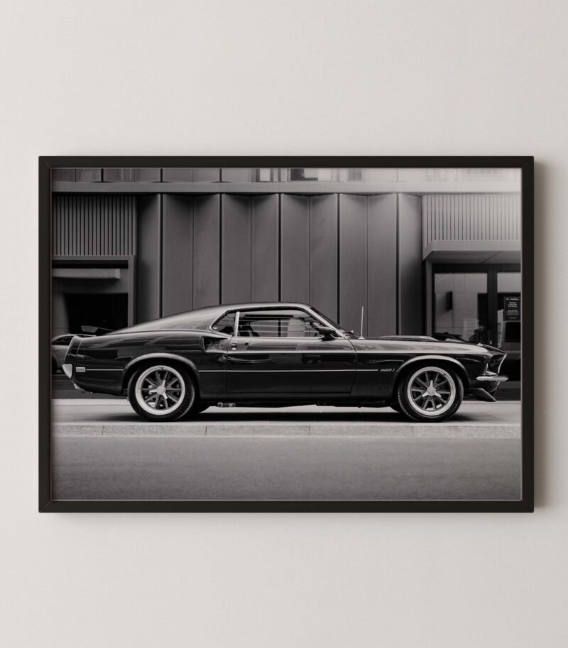 1969 Mustang Mach 1 Poster