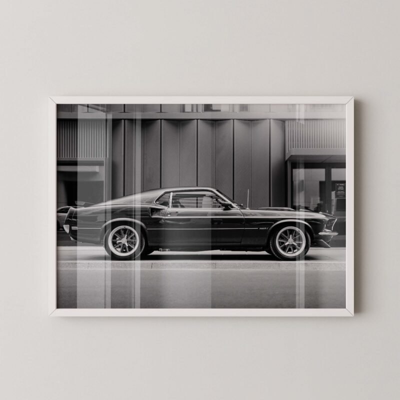 1969 Mustang Mach 1 Poster