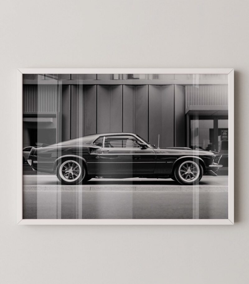 1969 Mustang Mach 1 Poster