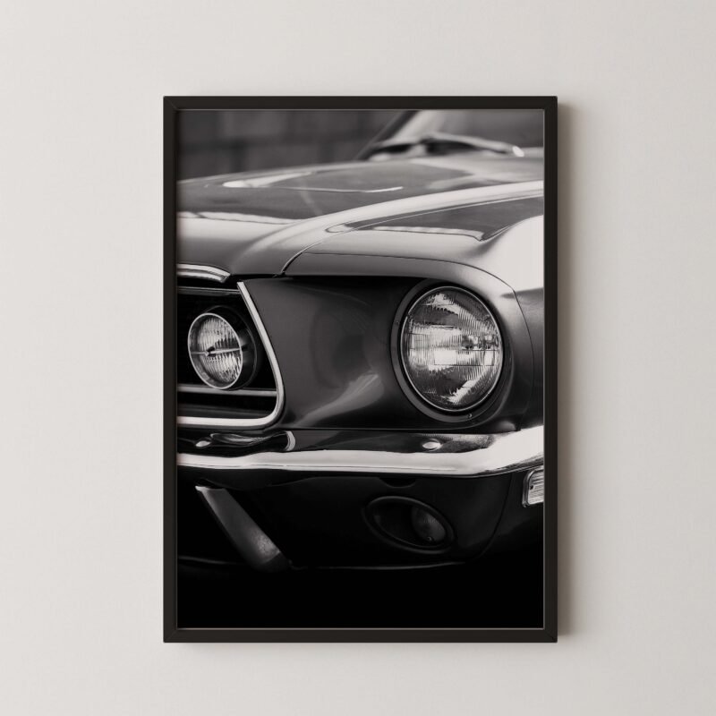 Vintage Ford Mustang Wall Art