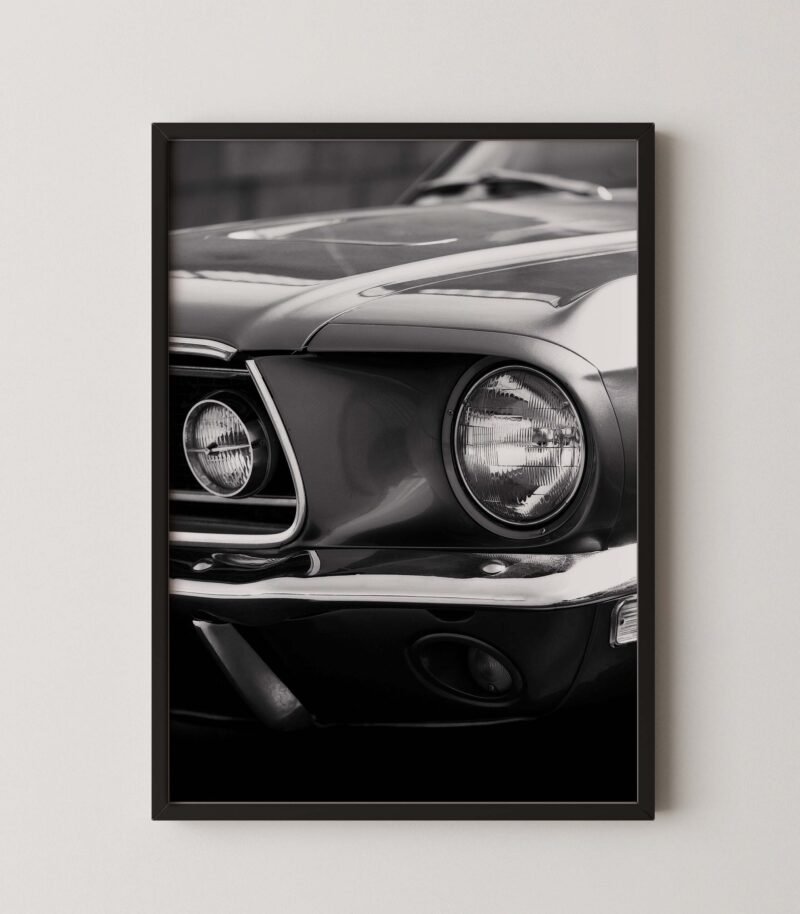 Vintage Ford Mustang Wall Art