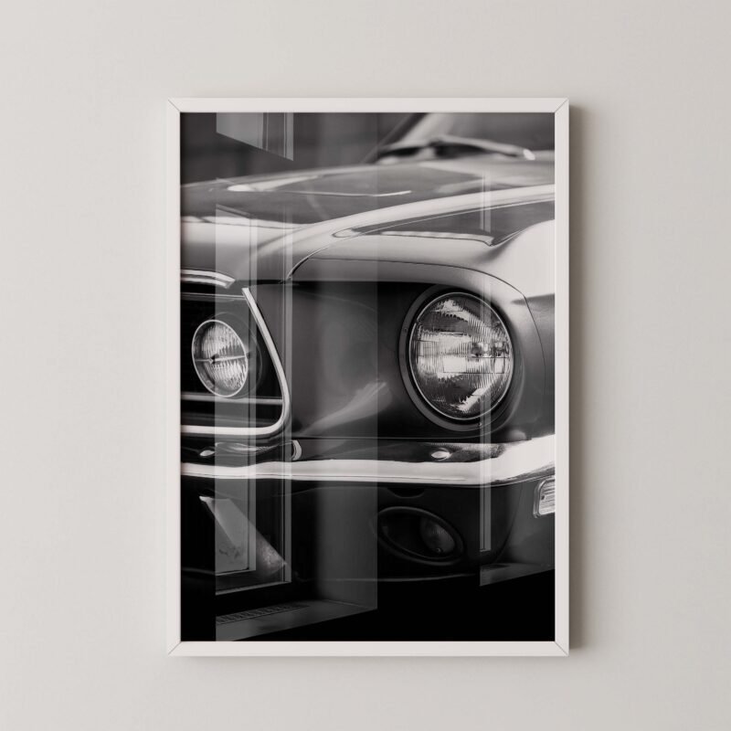 Vintage Ford Mustang Wall Art