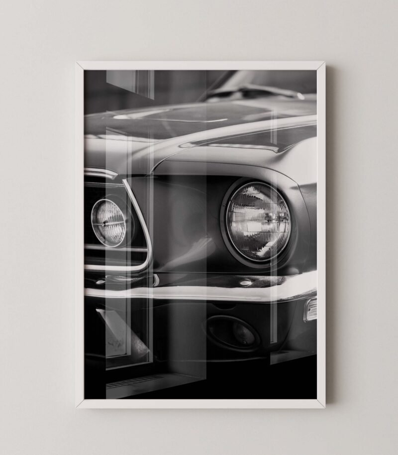 Vintage Ford Mustang Wall Art