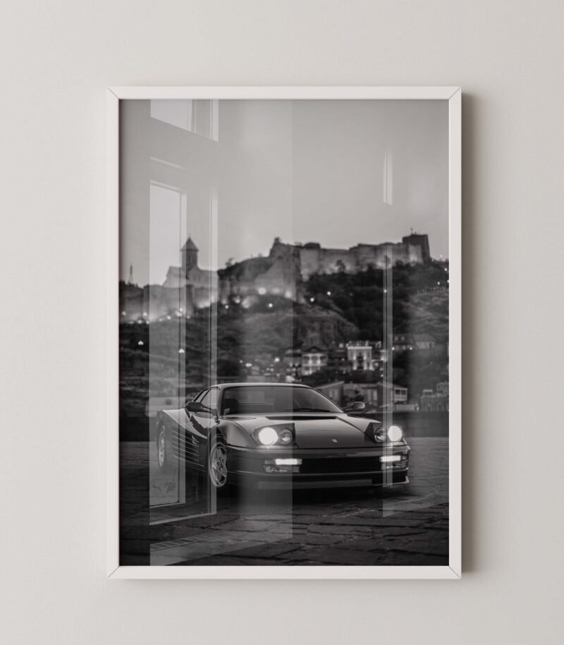 Vintage Ferrari Testarossa Poster