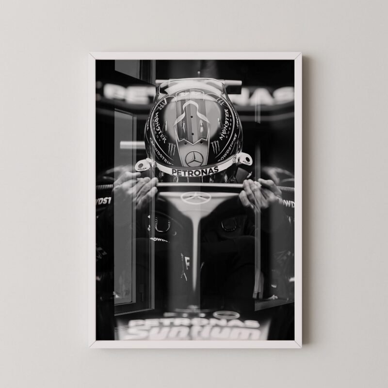 Lewis Hamilton Mercedes Poster