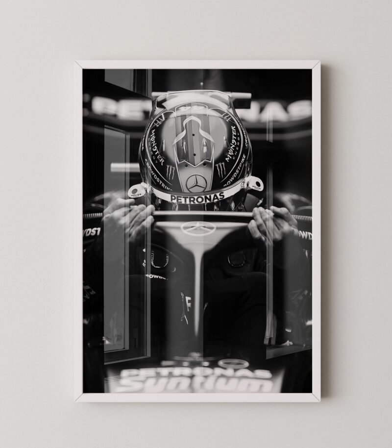 Lewis Hamilton Mercedes Poster