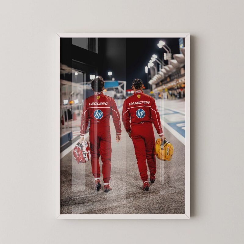 Lewis Hamilton-Charles Leclerc Poster