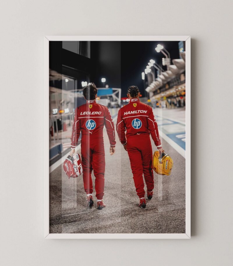 Lewis Hamilton-Charles Leclerc Poster