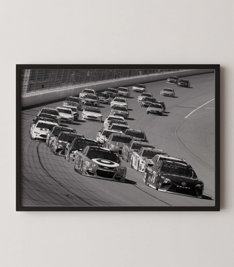Stock Car Racing Poster