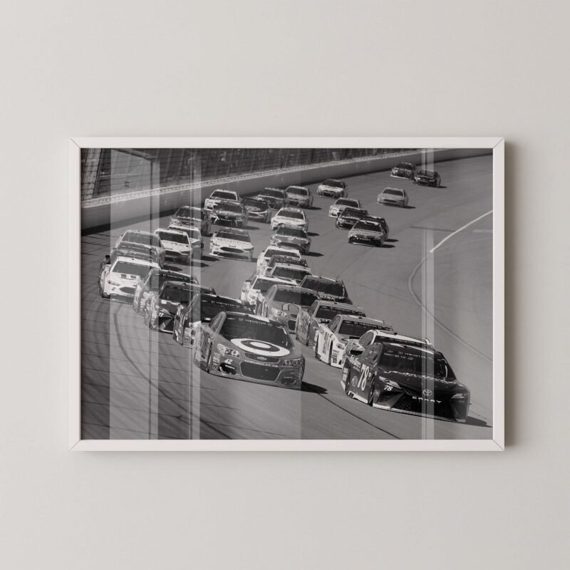 Stock Car Racing Poster