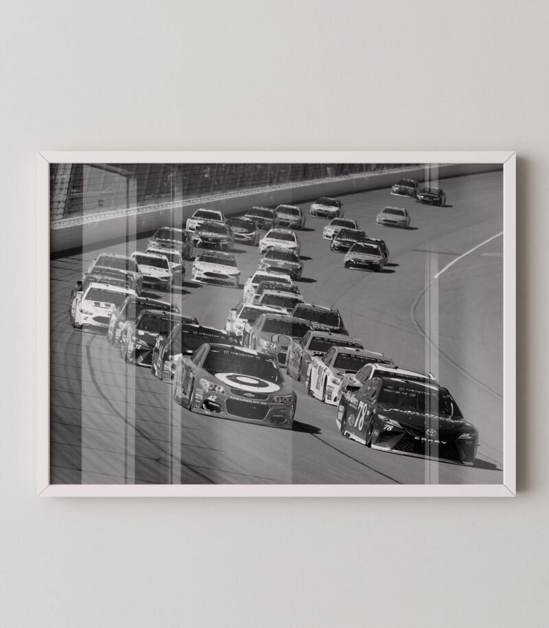 Stock Car Racing Poster