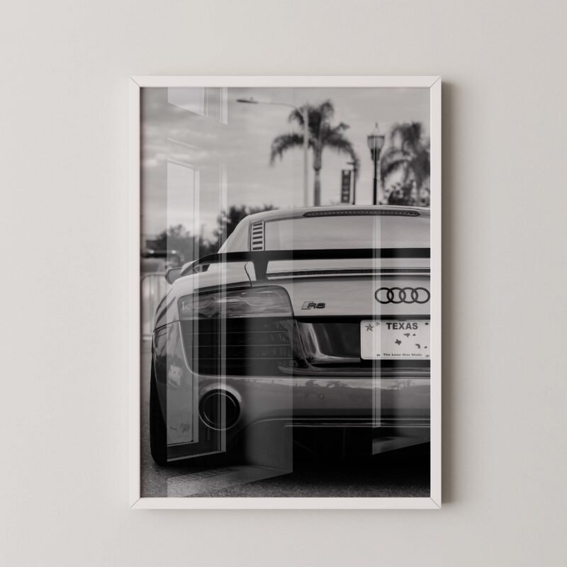Audi Supecar Palm Tree Print