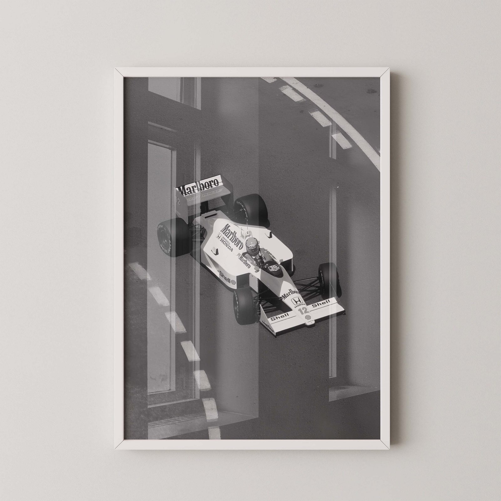 McLaren MP4/4 Racing Print - Image 2