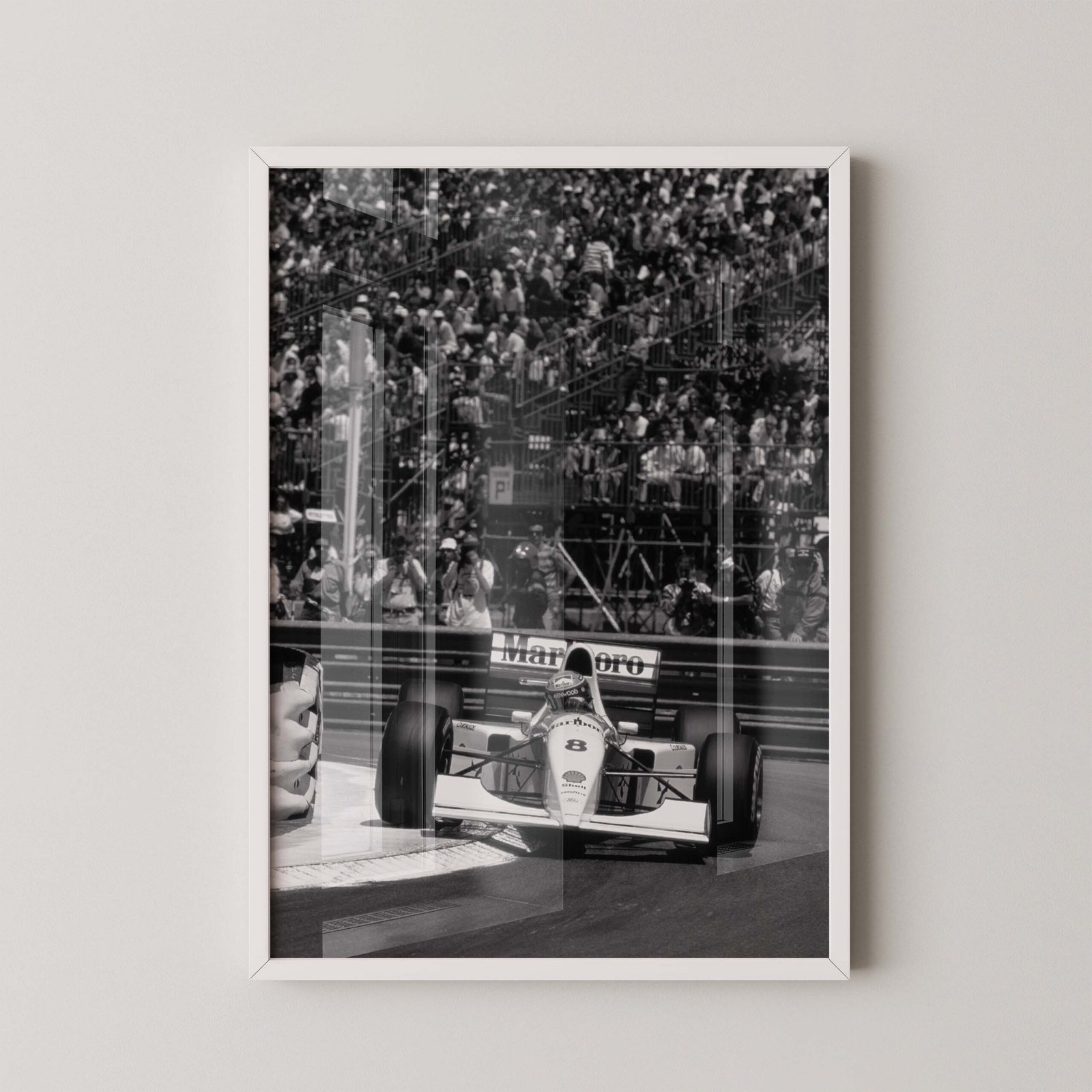 Ayrton Senna Monaco Poster - Image 2