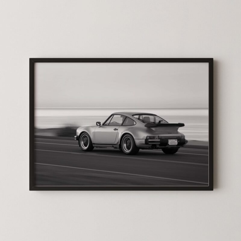Vintage Porsche 911 Turbo Poster