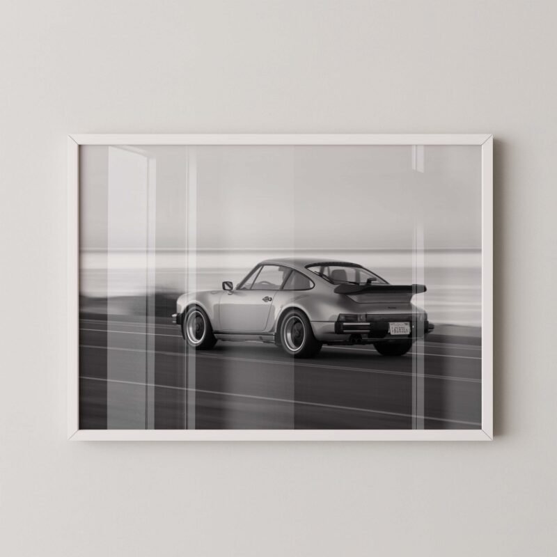 Vintage Porsche 911 Turbo Poster