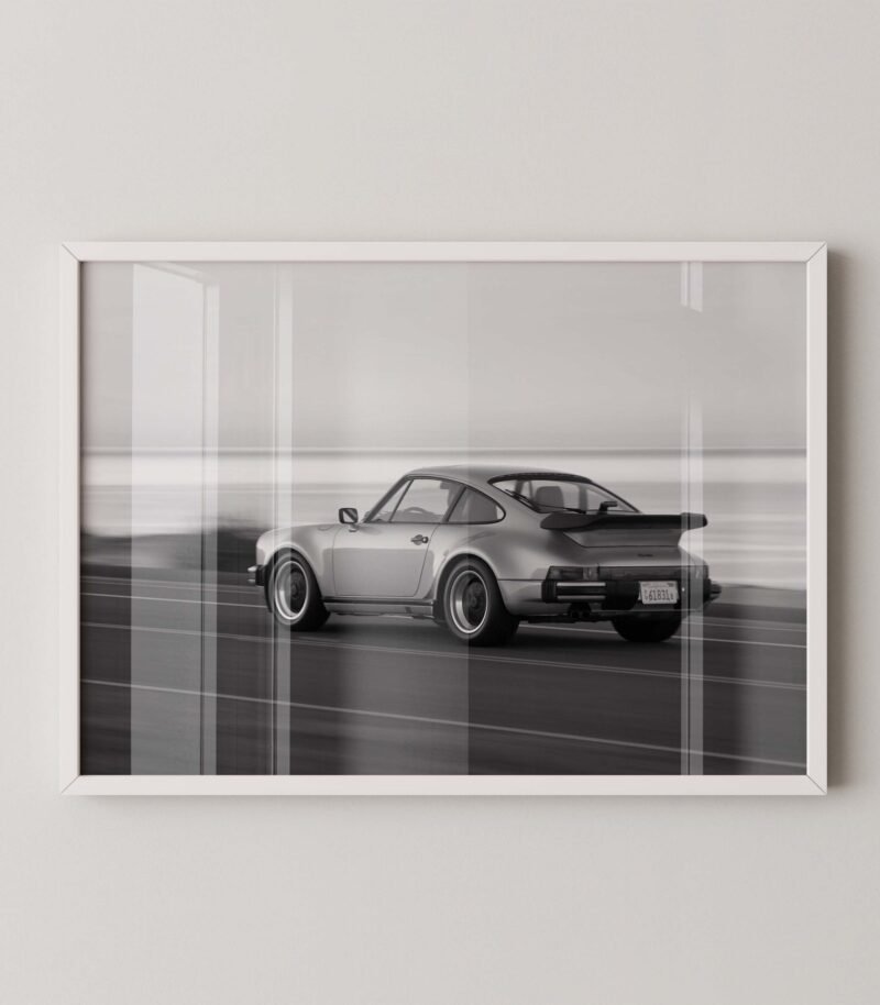 Vintage Porsche 911 Turbo Poster