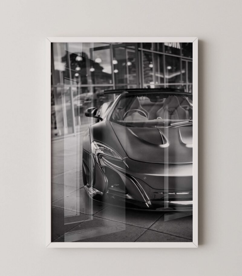 Modified Black McLaren Spider Poster
