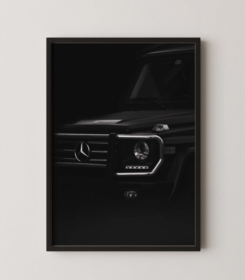 Mercedes G-Wagon Dark Moody Poster