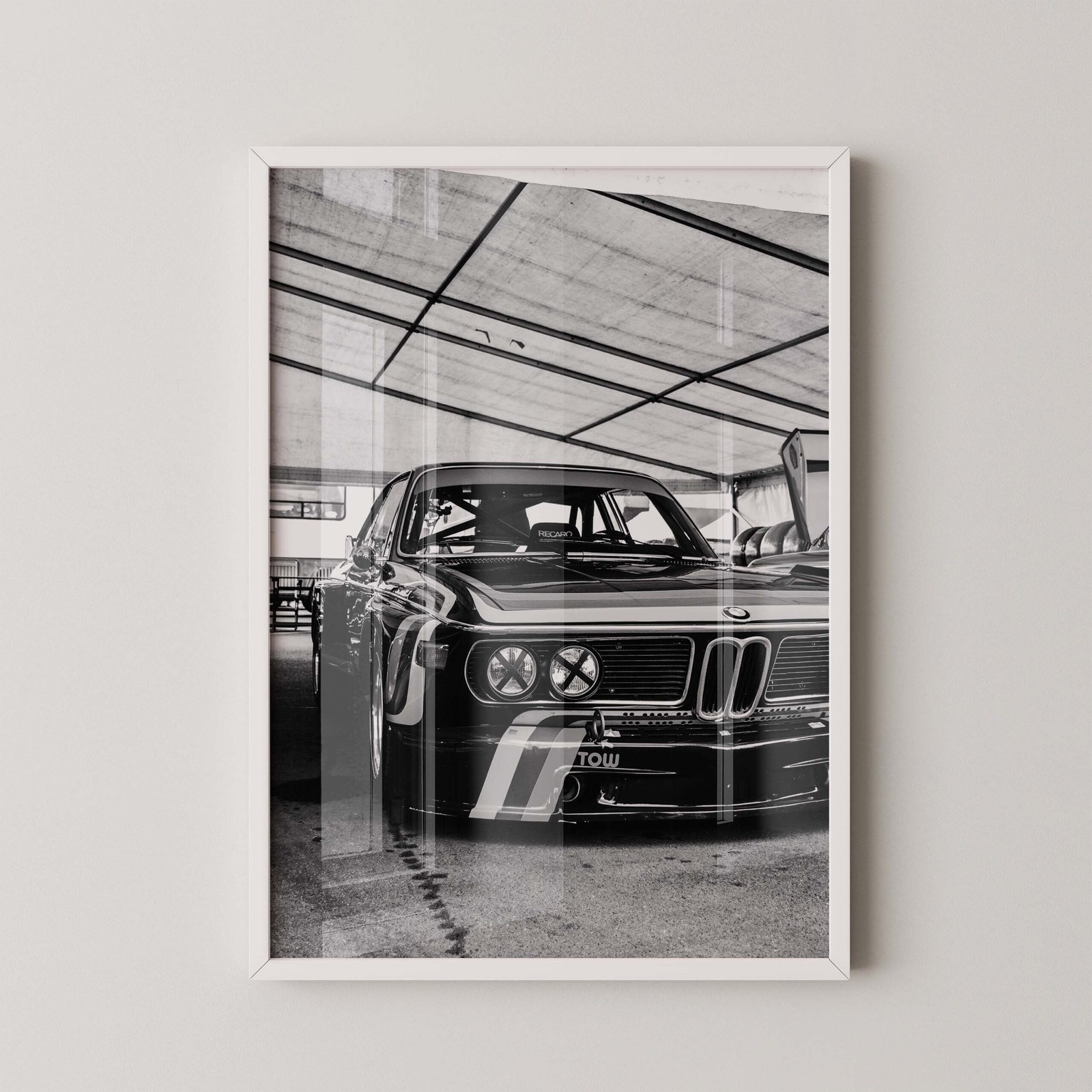 Vintage Bmw CSL Race Car Print - Image 2