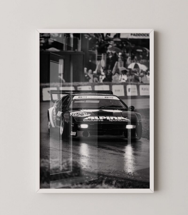 BMW M1 Procar Racing Poster