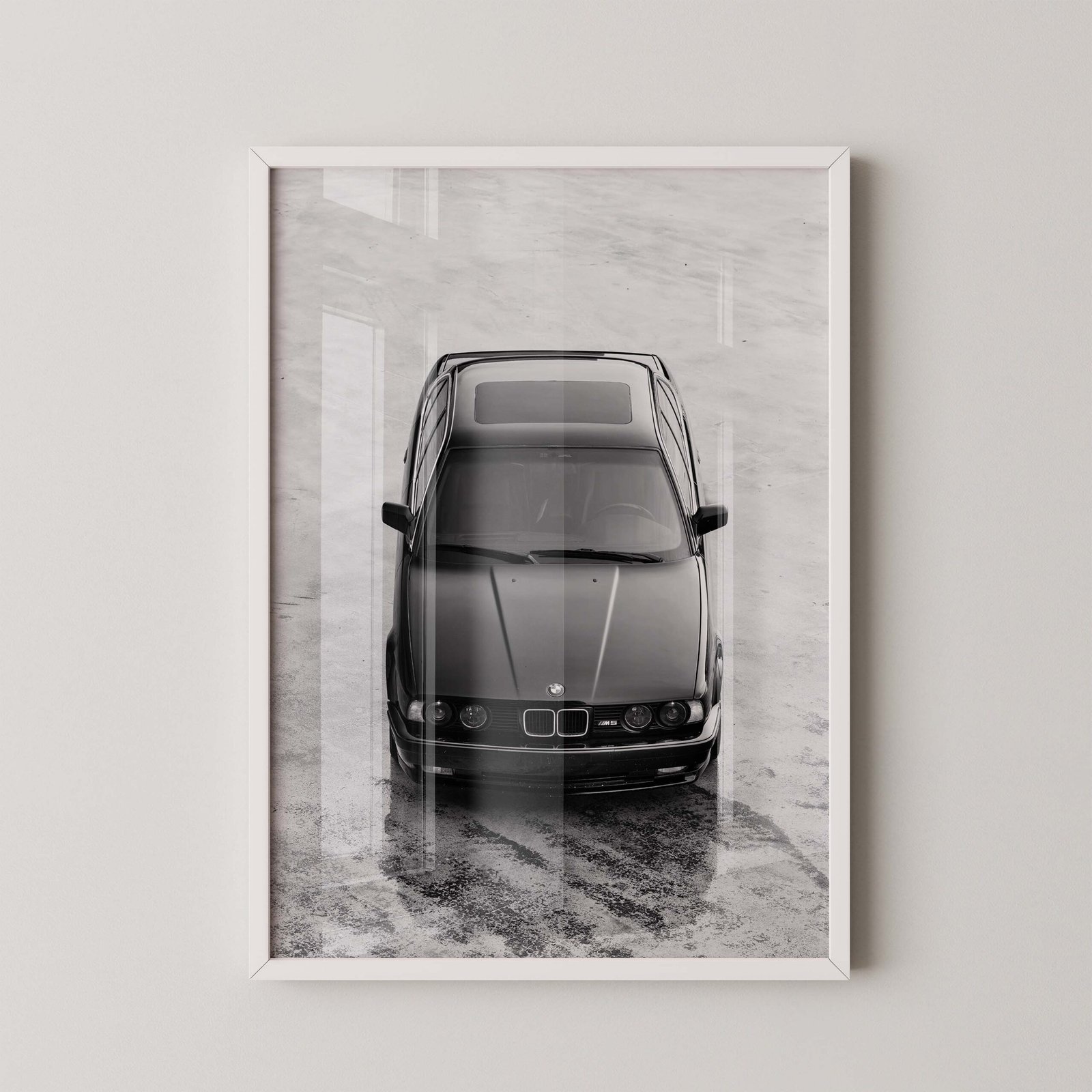 Retro Bmw M5 Car Poster - Image 2