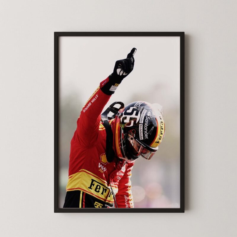Carlos Sainz Ferrari Race Win