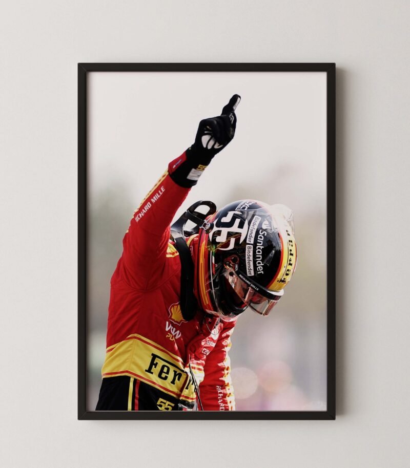 Carlos Sainz Ferrari Race Win
