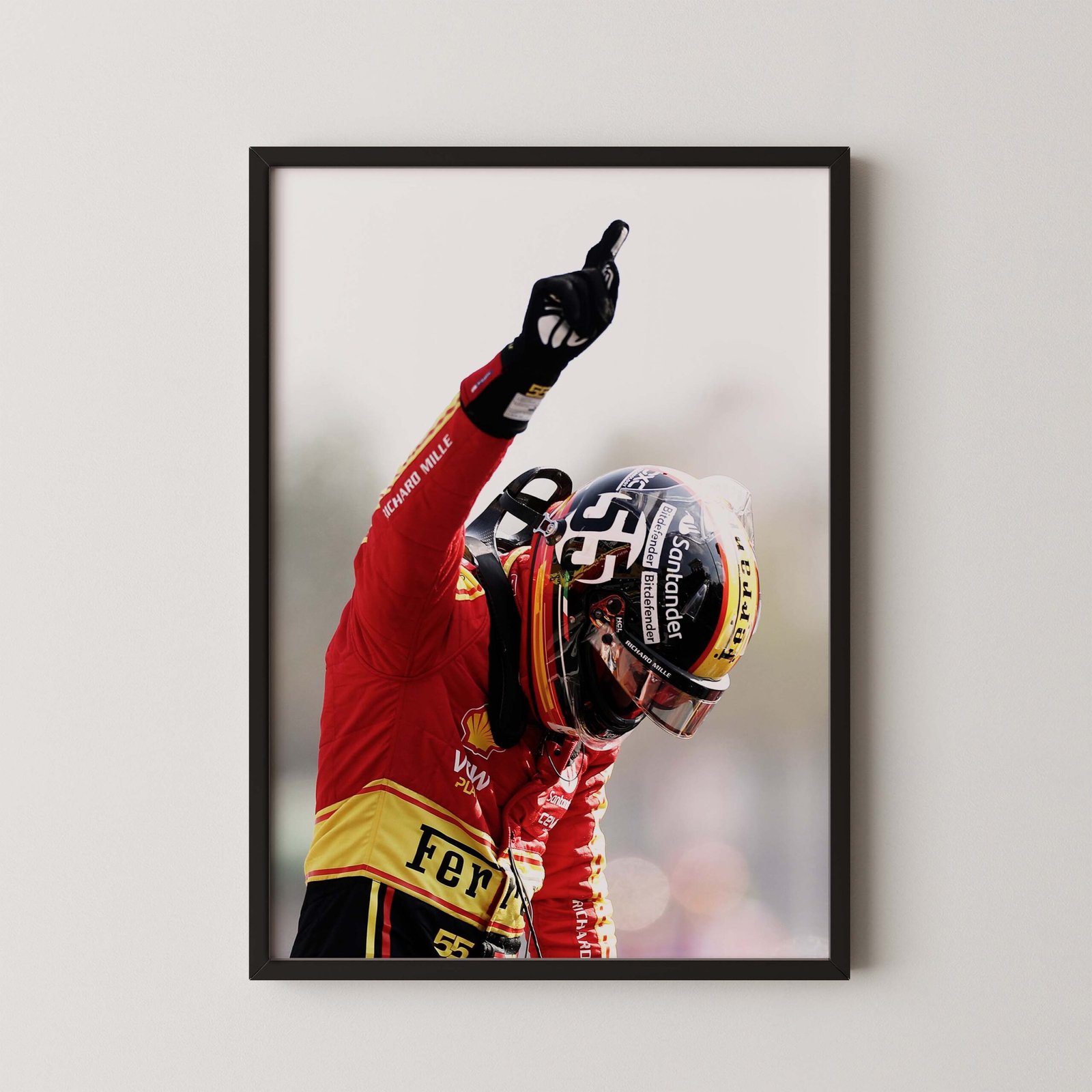 Carlos Sainz Ferrari Race Win