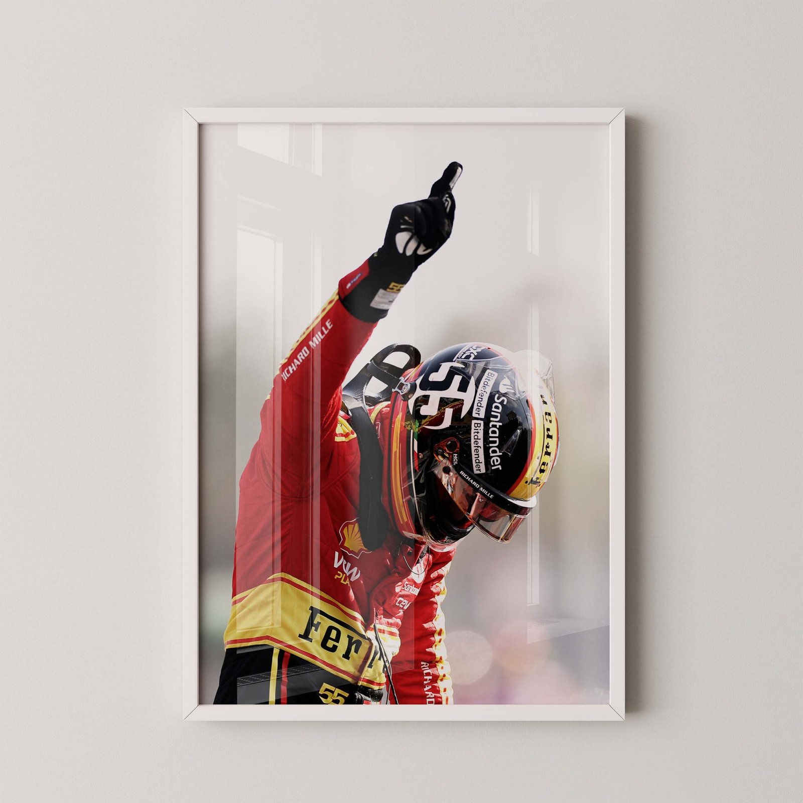 Carlos Sainz Ferrari Race Win - Image 2