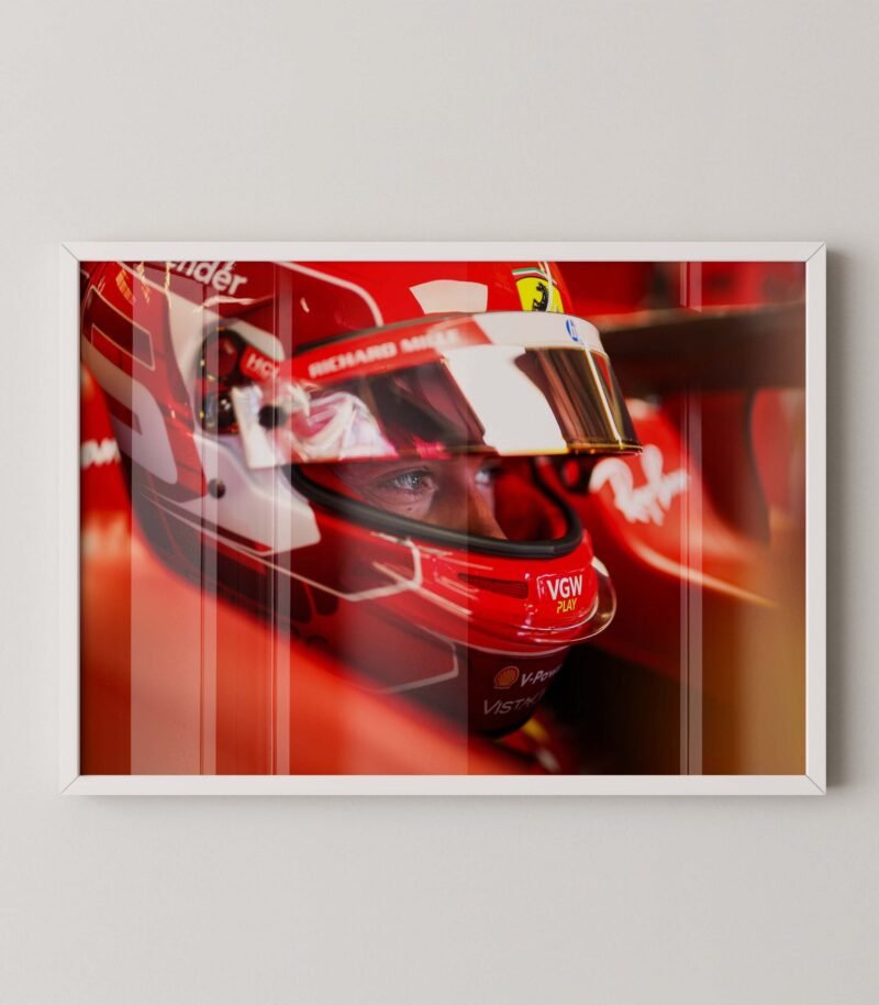 Leclerc Helmet Eyes Print