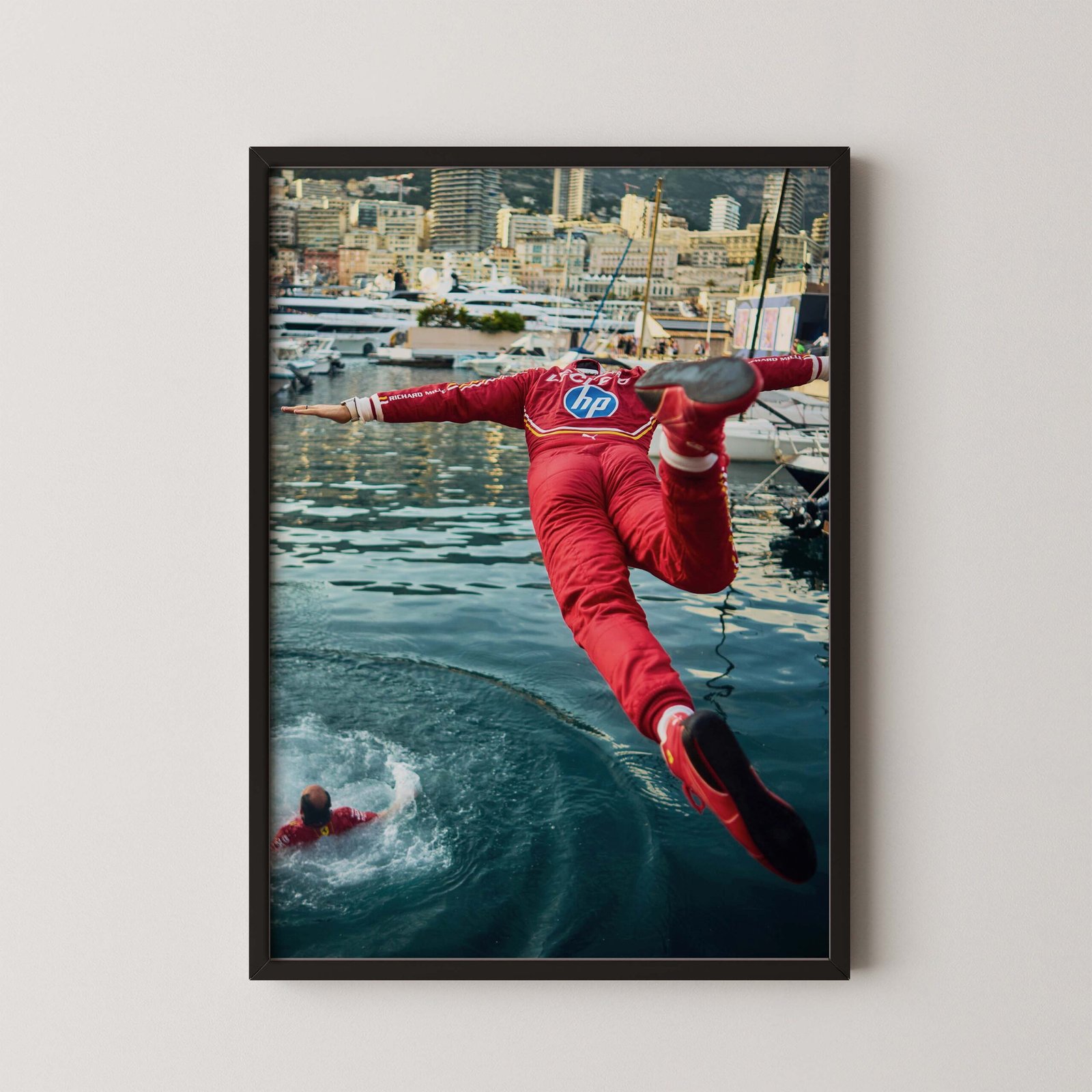 Leclerc Monaco Jump Poster