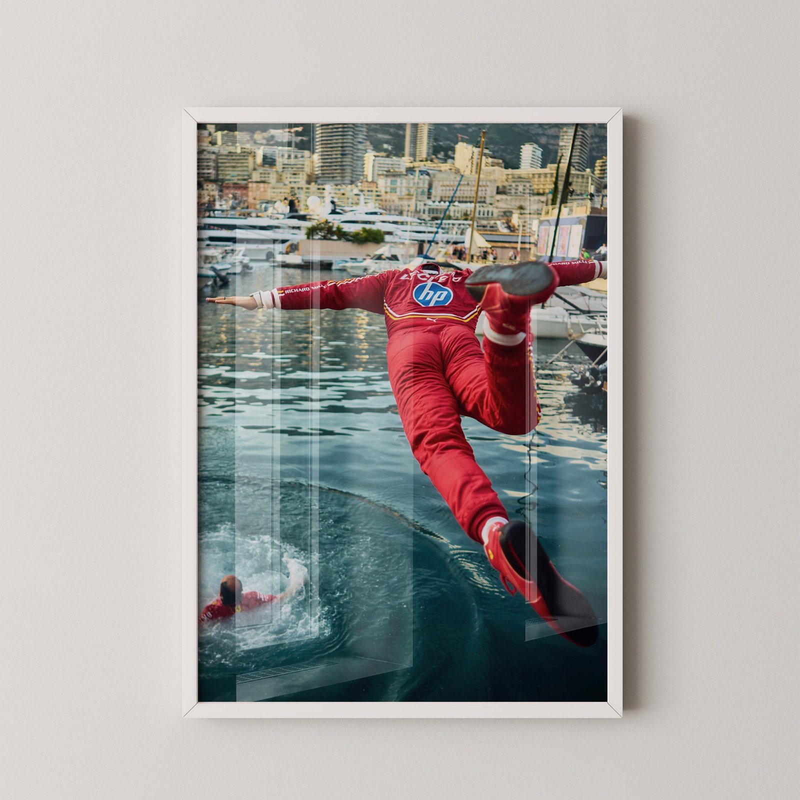 Leclerc Monaco Jump Poster - Image 2