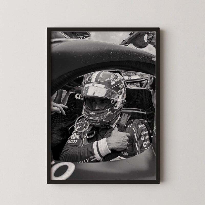 Leclerc Race Day Cockpit Print