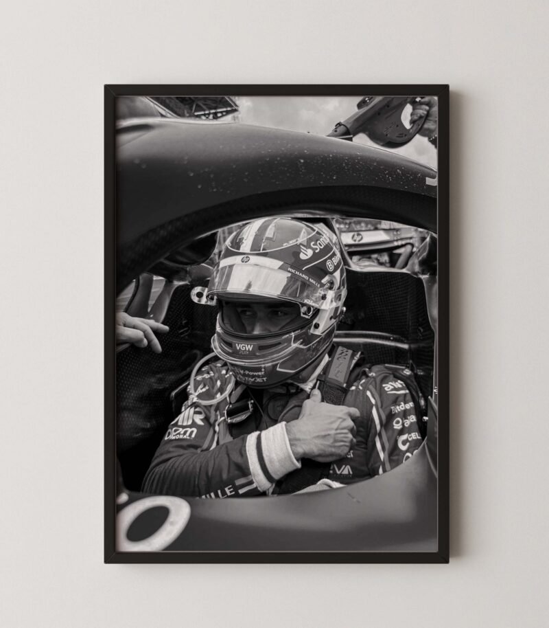 Leclerc Race Day Cockpit Print