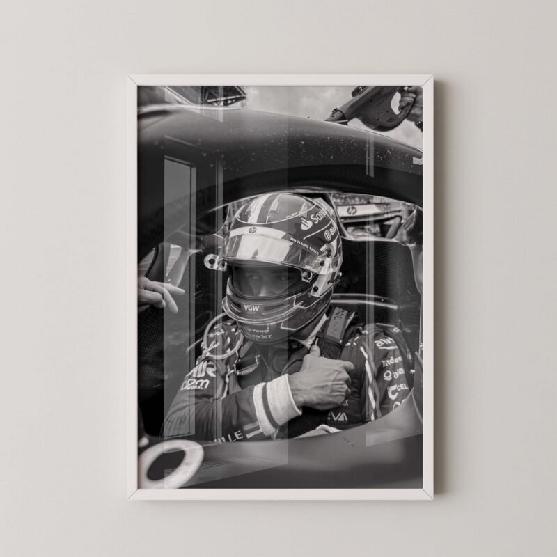 Leclerc Race Day Cockpit Print