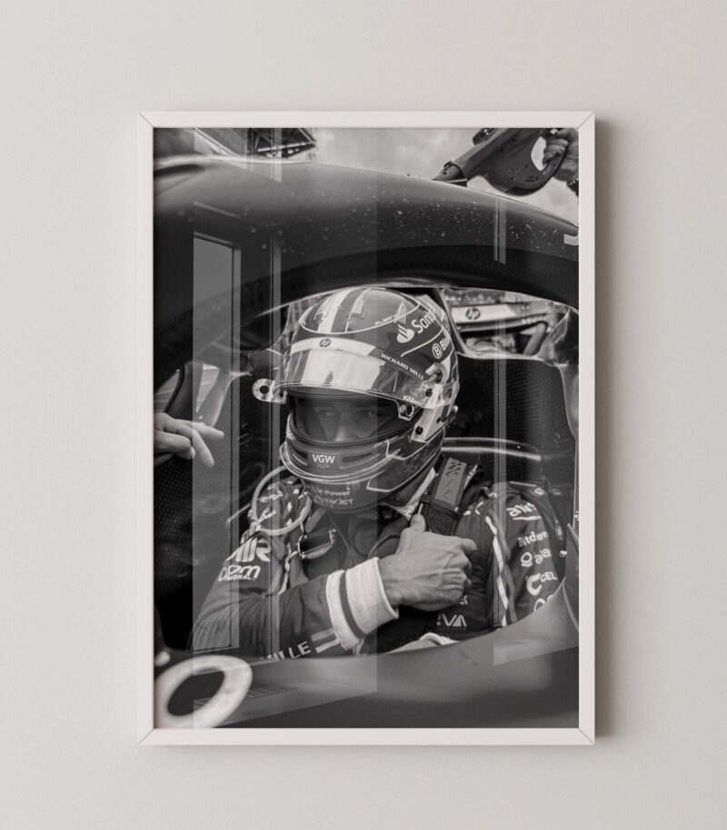 Leclerc Race Day Cockpit Print